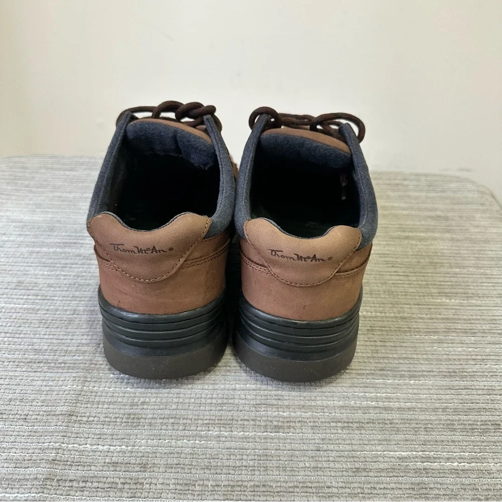 Mens Thom Mcan Oxford Shoes  Size 12W  Leather‎ Uppers - Brown